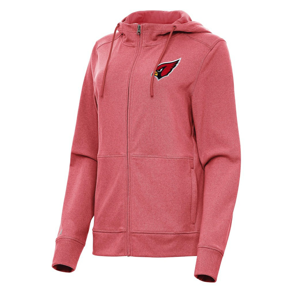 Arizona Cardinals Antigua Women's Seeker Full-Zip Hoodie Jacket - Heather Cardinal discount