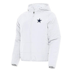 Dallas Cowboys Antigua Women's Universe Full-Zip Hoodie Jacket - White discount