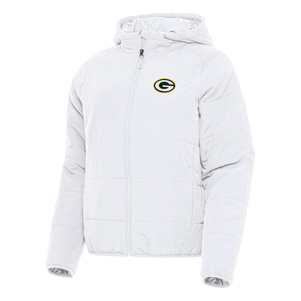 Green Bay Packers Antigua Women's Universe Full-Zip Hoodie Jacket - White outlet