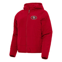 San Francisco 49ers Antigua Women's Universe Full-Zip Hoodie Jacket - Scarlet discount