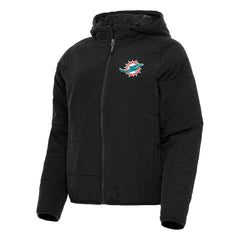 Miami Dolphins Antigua Women's Universe Full-Zip Hoodie Jacket - Black online