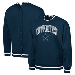 Dallas Cowboys G-III Sports by Carl Banks Adaptive Blocker Fleece Pullover Sweatshirt - Navy cheap