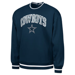 Dallas Cowboys G-III Sports by Carl Banks Adaptive Blocker Fleece Pullover Sweatshirt - Navy cheap