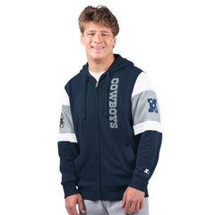 Dallas Cowboys G-III Sports by Carl Banks Extreme Full-Zip Hoodie - Navy on sale