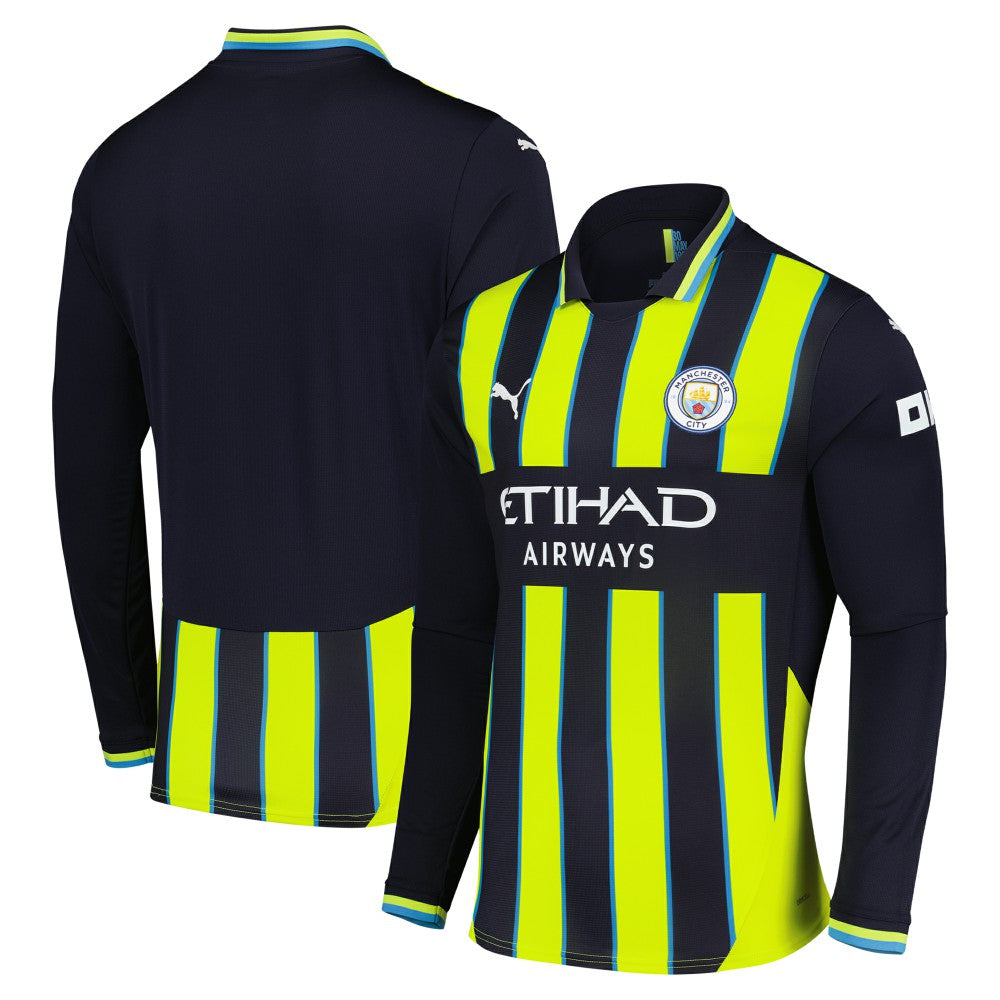 Manchester City 2024/25 Away Replica Long Sleeve Jersey - Navy | Puma discount
