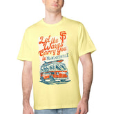 San Francisco Giants Margaritaville Bus Waves Graphic T-Shirt - Yellow