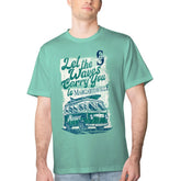 Seattle Mariners Margaritaville Bus Waves Graphic T-Shirt - Mint