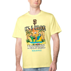 San Francisco Giants Margaritaville Five O'Clock Graphic T-Shirt - Yellow