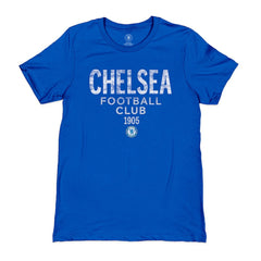 Chelsea 1863FC Tapered Text T-Shirt - Blue cheap