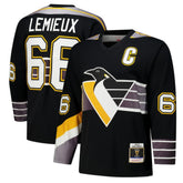 Mario Lemieux Pittsburgh Penguins 1996-97 Power Play Jersey Black