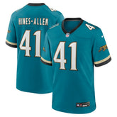 Josh Hines-Allen Jacksonville Jaguars Prowler Throwback Player Game Jersey - Teal | Nike sale