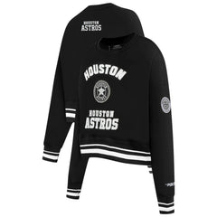Houston Astros Pro Standard Women's Pearl Cropped Pullover Sweatshirt
- Black