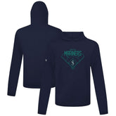 Seattle Mariners Levelwear Anthem Home Field Pullover Hoodie - Navy