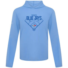 Toronto Blue Jays Levelwear Anthem Home Field Pullover Hoodie - Light Blue