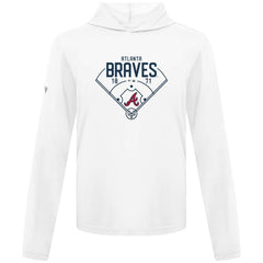 Atlanta Braves Levelwear Anthem Home Field Pullover Hoodie - White