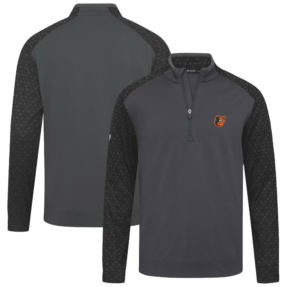 Baltimore Orioles Levelwear Aztec Insignia 2.0 Quarter-Zip Pullover Top - Charcoal