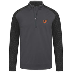 Baltimore Orioles Levelwear Aztec Insignia 2.0 Quarter-Zip Pullover Top - Charcoal