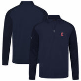 Cleveland Guardians Levelwear Aztec Insignia 2.0 Quarter-Zip Pullover Top - Navy