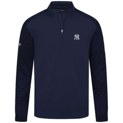 New York Yankees Levelwear Aztec Insignia 2.0 Quarter-Zip Pullover Top - Navy