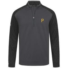 Pittsburgh Pirates Levelwear Aztec Insignia 2.0 Quarter-Zip Pullover Top - Charcoal