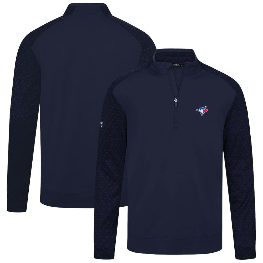 Toronto Blue Jays Levelwear Aztec Insignia 2.0 Quarter-Zip Pullover Top - Navy