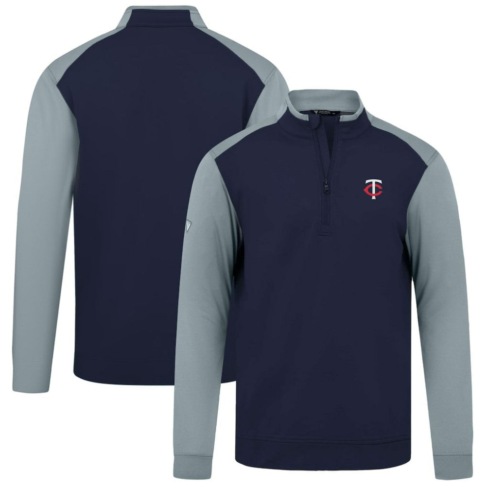 Minnesota Twins Levelwear Insignia 2.0 Quarter-Zip Pullover Top - Navy