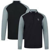 Colorado Rockies Levelwear Insignia 2.0 Quarter-Zip Pullover Top - Black