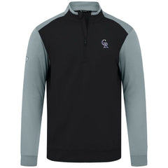 Colorado Rockies Levelwear Insignia 2.0 Quarter-Zip Pullover Top - Black