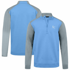 Kansas City Royals Levelwear Insignia 2.0 Quarter-Zip Pullover Top - Light Blue
