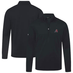 Arizona Diamondbacks Levelwear Heron Insignia 2.0 Quarter-Zip Jacket - Black