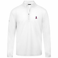 Los Angeles Angels Levelwear Heron Insignia 2.0 Quarter-Zip Jacket - White
