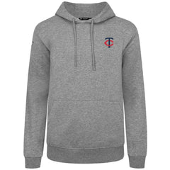 Minnesota Twins Levelwear Podium Primary Pullover Hoodie - Gray