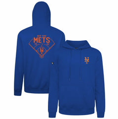 New York Mets Levelwear Podium Primary Pullover Hoodie - Royal