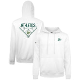 Athletics Levelwear Podium Primary Pullover Hoodie - White