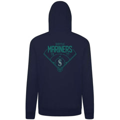 Seattle Mariners Levelwear Podium Primary Pullover Hoodie - Navy