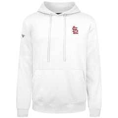 St. Louis Cardinals Levelwear Podium Primary Pullover Hoodie - White