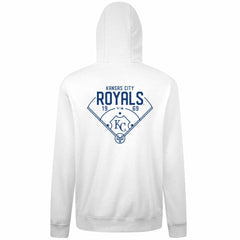Kansas City Royals Levelwear Podium Primary Pullover Hoodie - White