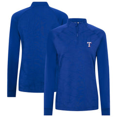 Texas Rangers Levelwear Women's Amethyst Insignia 2.0 Quarter-Zip Jacket - Royal