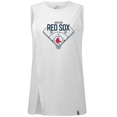 Boston Red Sox Levelwear Women's Influx Home Field Tank Top - White