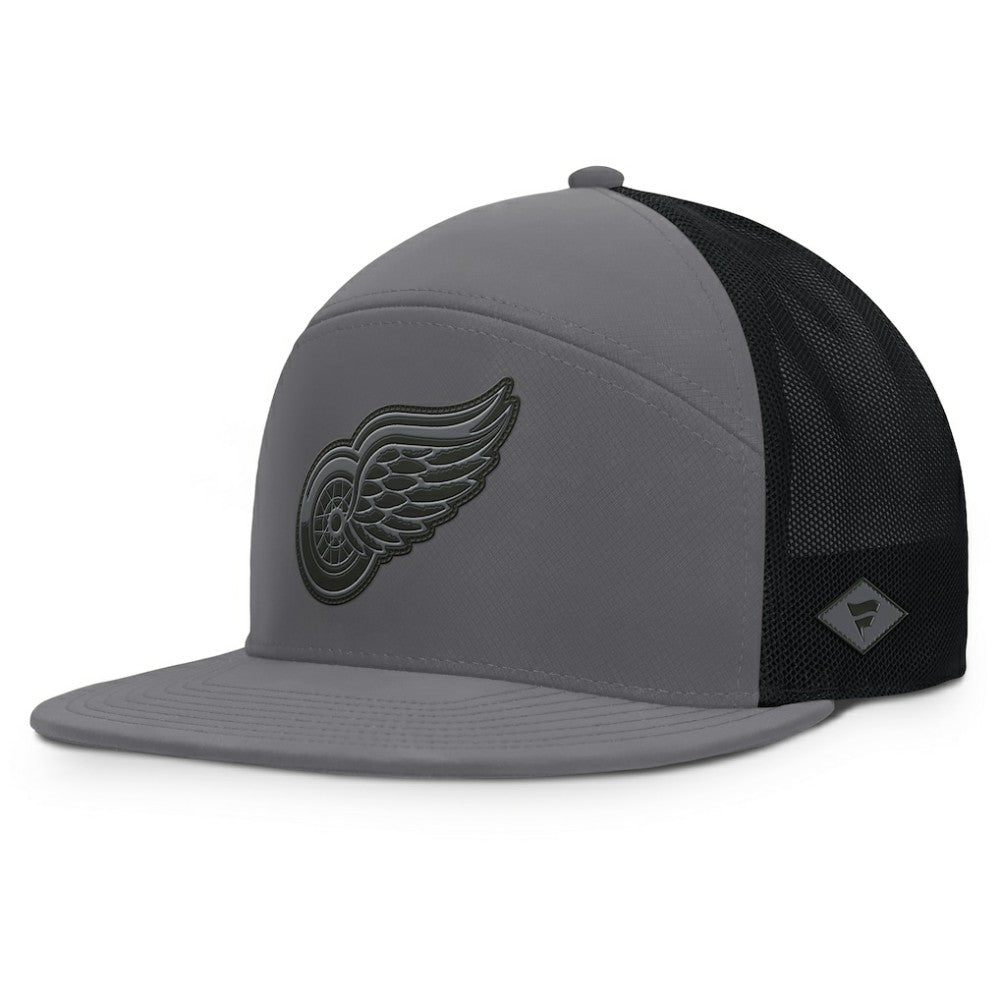 Detroit Red Wings Fanatics Fairweather Adjustable Hat Charcoal