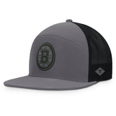 Boston Bruins Fanatics Fairweather Adjustable Hat Charcoal