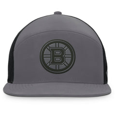 Boston Bruins Fanatics Fairweather Adjustable Hat Charcoal