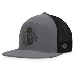 Chicago Blackhawks Fanatics Fairweather Adjustable Hat Charcoal