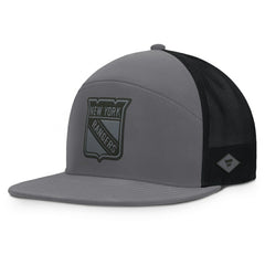 New York Rangers Fanatics Fairweather Adjustable Hat Charcoal