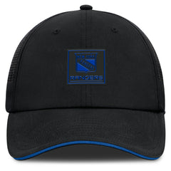 New York Rangers Fanatics Driver Adjustable Hat Black