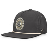 Boston Bruins Fanatics Closer Adjustable Hat Charcoal
