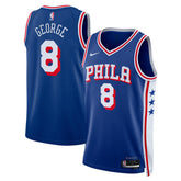 Paul George Philadelphia 76ers Unisex 2024 Offseason Addition Swingman Jersey - Royal | Nike on sale