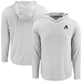 Arizona Diamondbacks Cutter & Buck Coastline Epic Comfort Recycled Eco Hoodie Long Sleeve T-Shirt - Gray