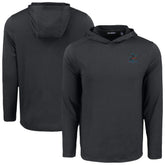 Miami Marlins Cutter & Buck Coastline Epic Comfort Recycled Eco Hoodie Long Sleeve T-Shirt - Black