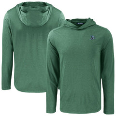 Tampa Bay Rays Cutter & Buck Coastline Epic Comfort Recycled Eco Hoodie Long Sleeve T-Shirt - Hunter Green